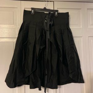 black corset shape skirt